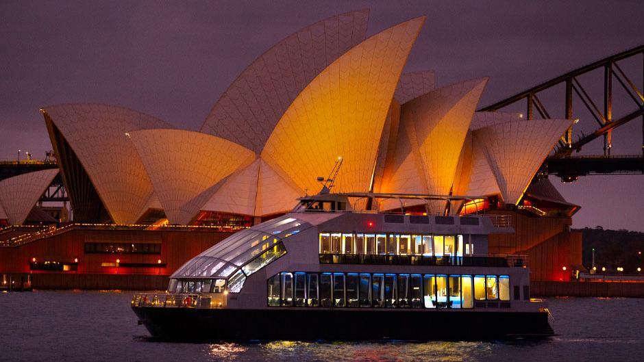 Experience Sydney’s Ultimate Glass Boat Dinner Cruise and dine in Style with 360° Harbour Views